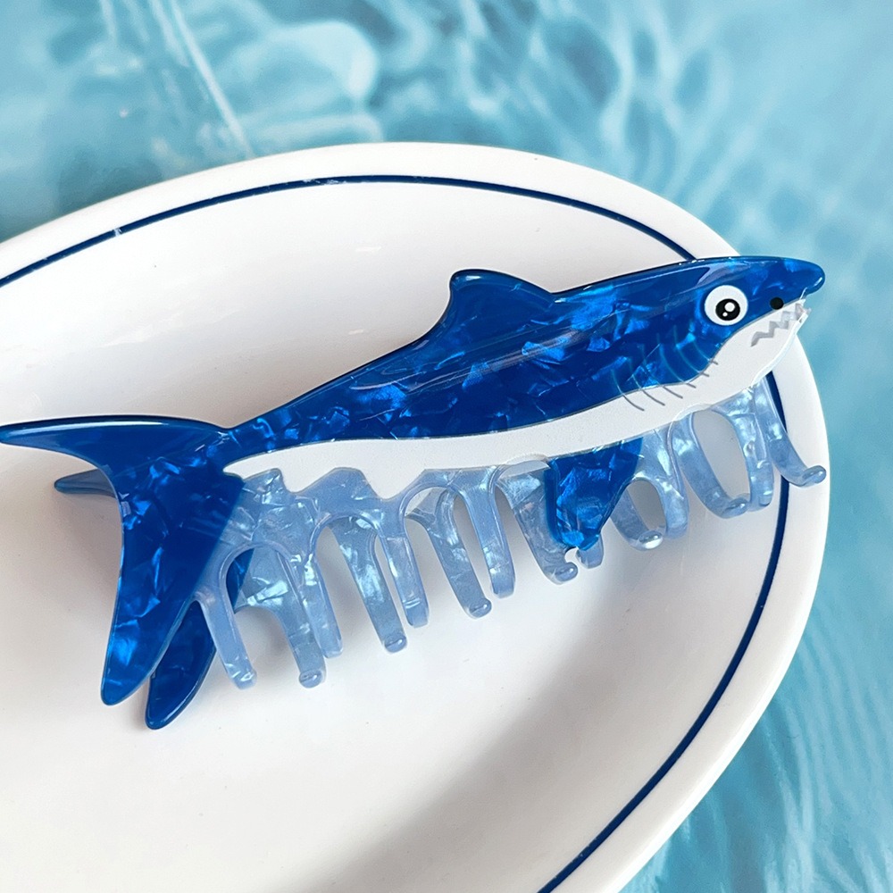 Hairpin Ocean Animal Hair Claw - The Korean Lifestyle 评论和价格
