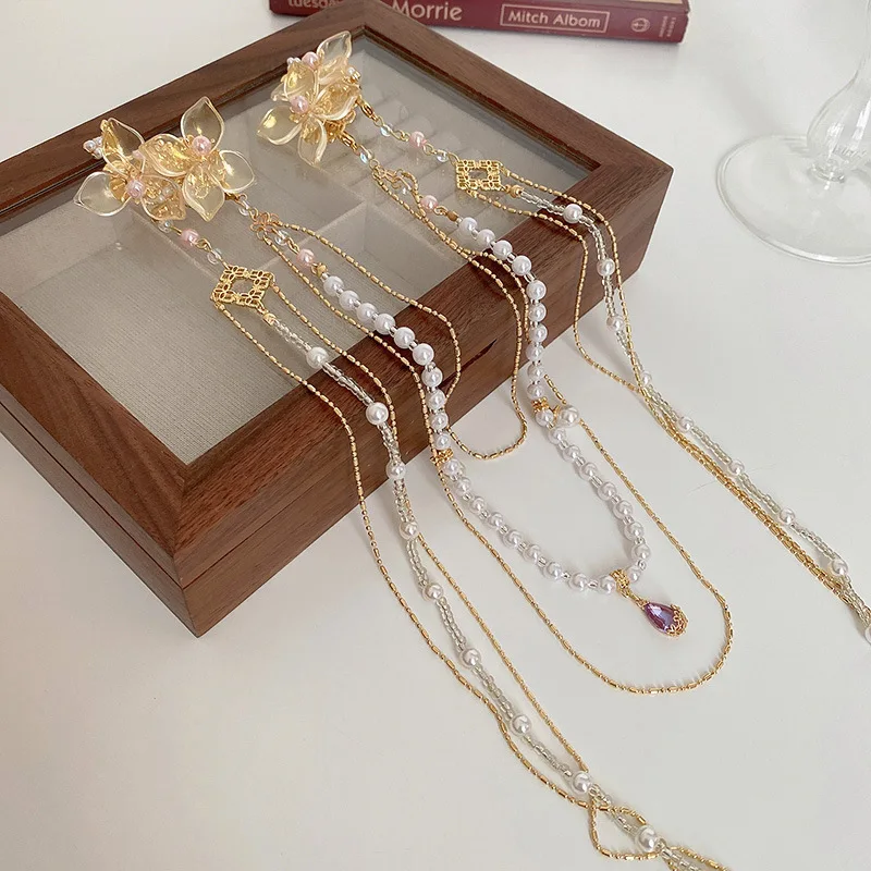 New Chinese Style Rhinestones  - Hanbok Hair Pin 评论和价格