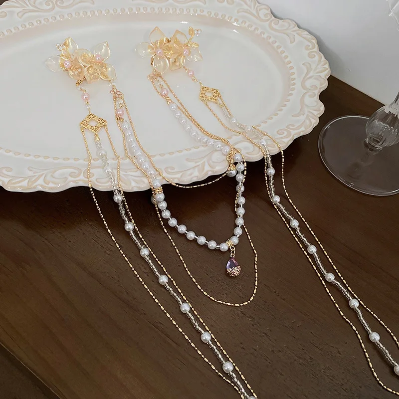 New Chinese Style Rhinestones  - Hanbok Hair Pin 评论和价格