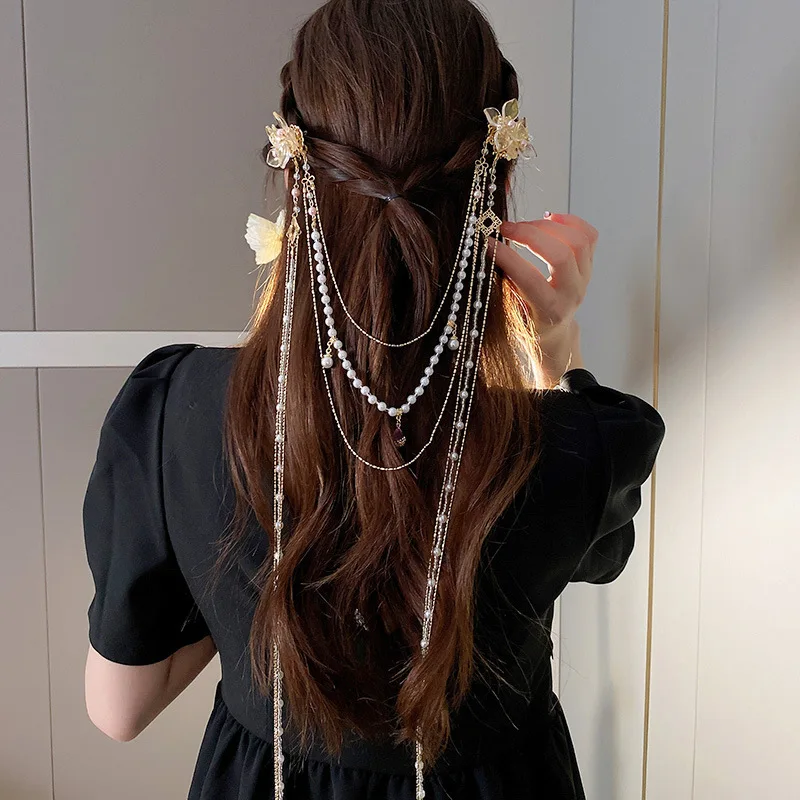 New Chinese Style Rhinestones  - Hanbok Hair Pin 评论和价格