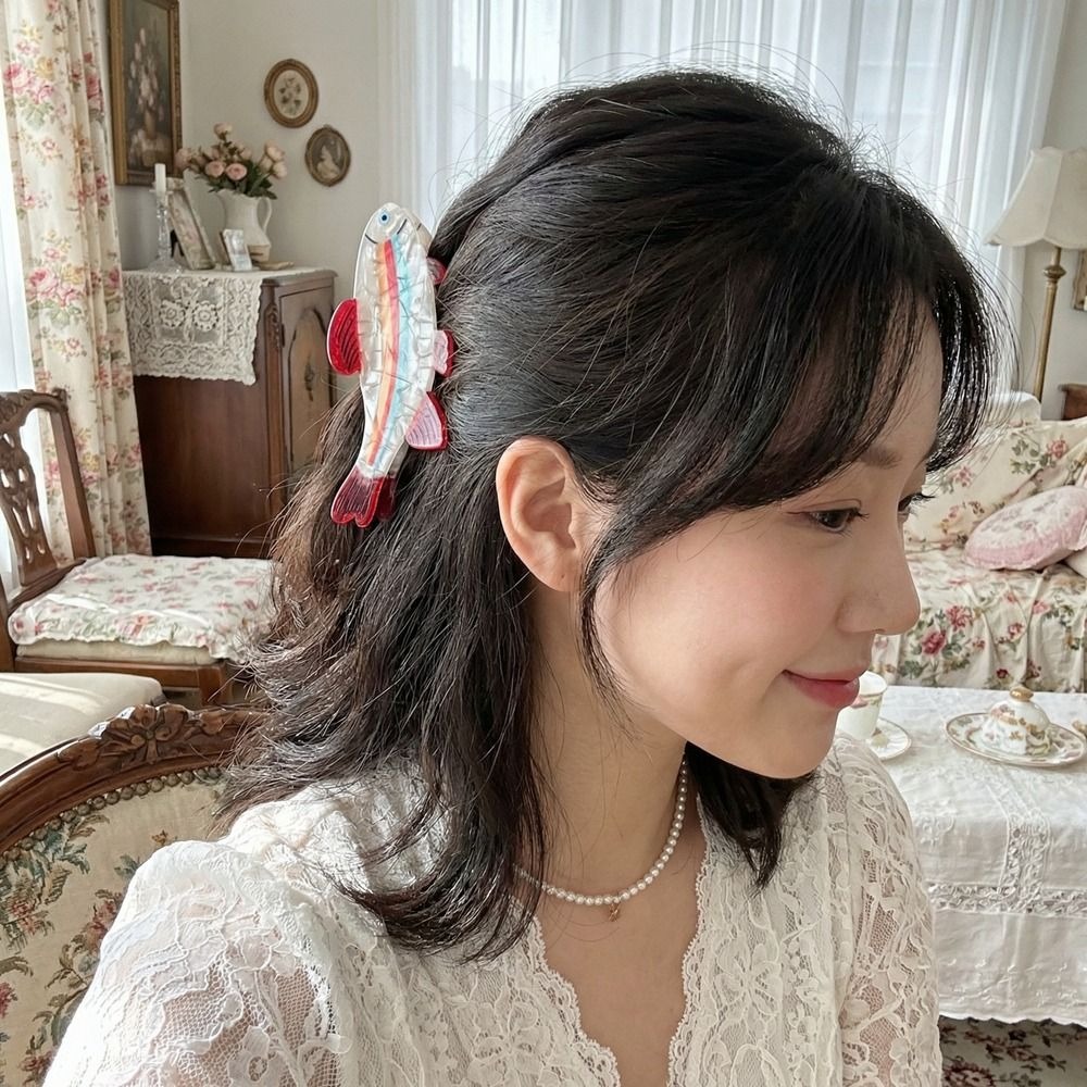 Hairpin Ocean Animal Hair Claw - Korean Women Lifestyle 评论和价格