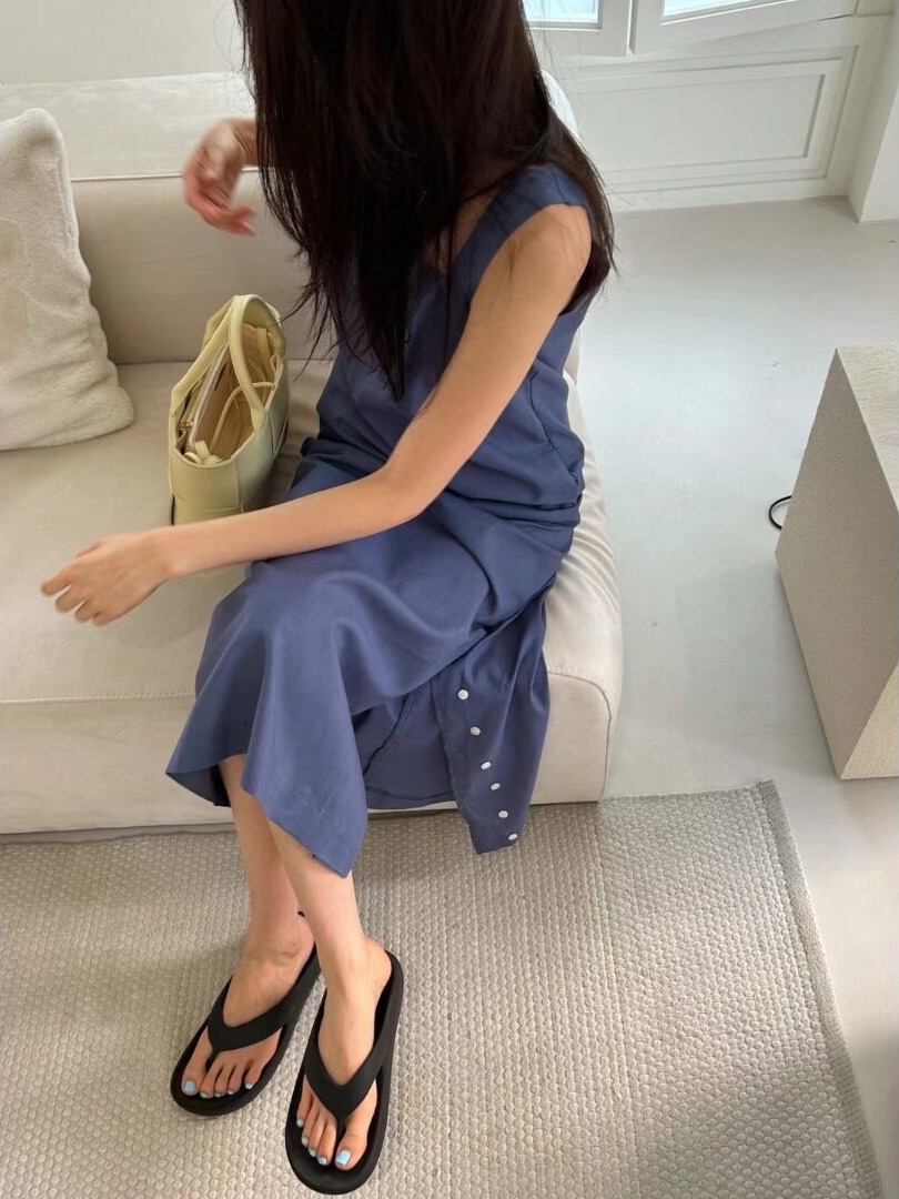 Versatile Simple Sleeveless Dr - Korean Daily Lifestyle 评论和价格